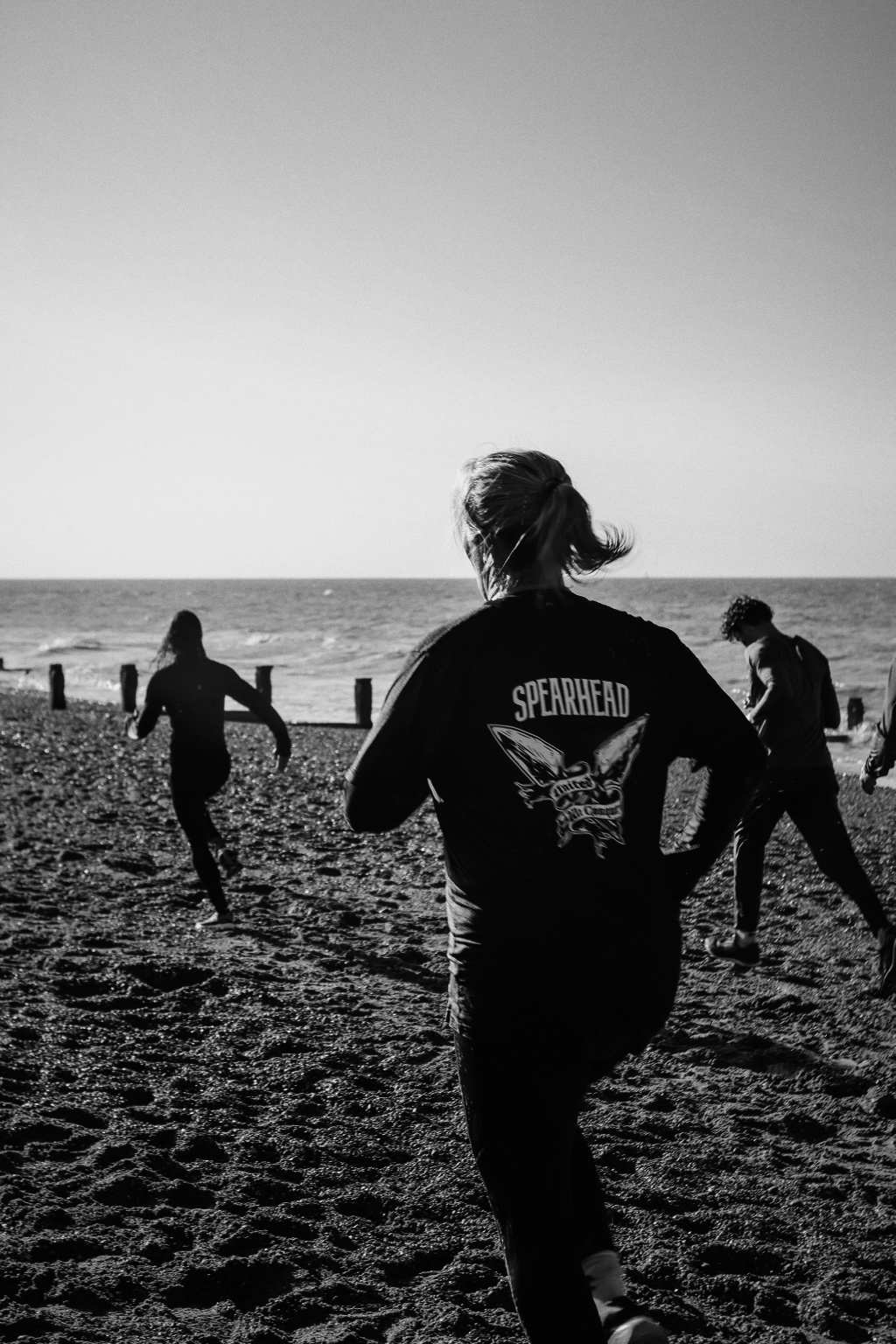 The SPEARHEAD Training Unit moving on the coast